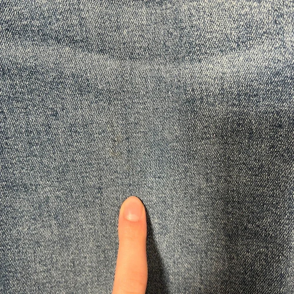 American Eagle High Rise Mom Jeans Stretch Medium Wash 8 Long Slim Leg - Picture 8 of 11